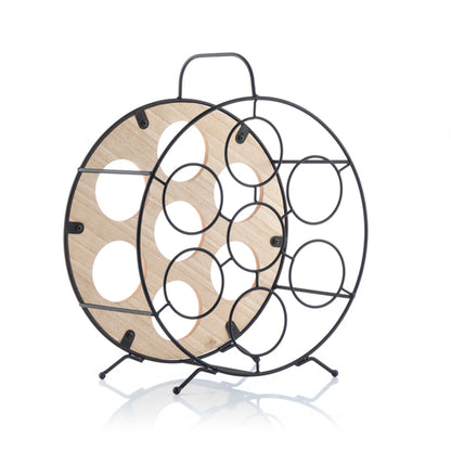 Round Bottle Rack Oenology (7 Bottles)