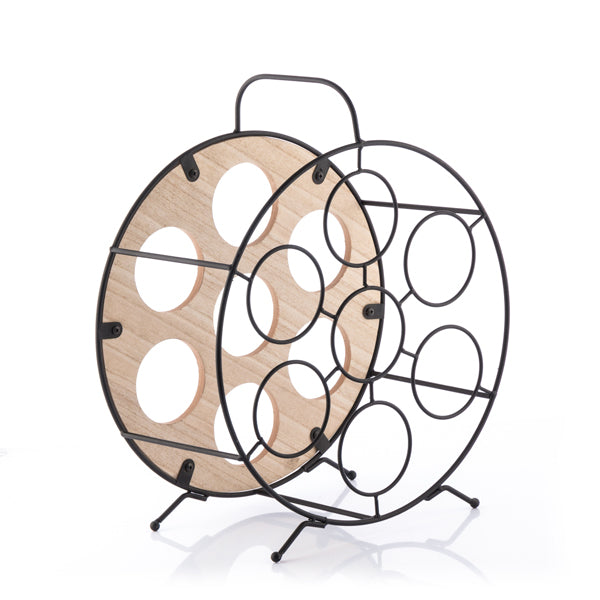 Round Bottle Rack Oenology (7 Bottles)