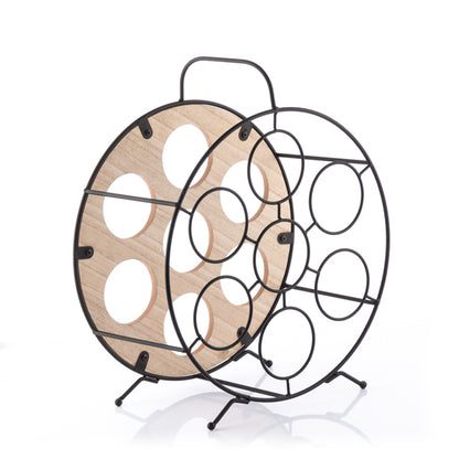 Round Bottle Rack Oenology (7 Bottles)