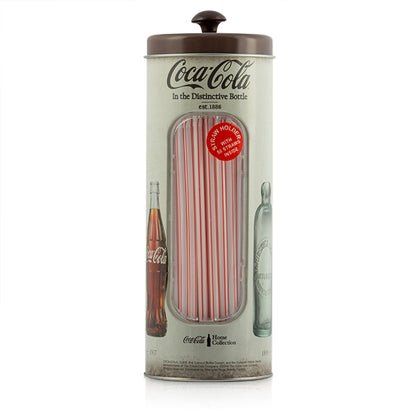 OUTLET Coca-Cola Vintage Straw Container (No packaging)