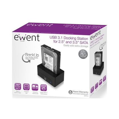 Box Esterno Ewent EW7012 2,5"-3,5" SATA Nero