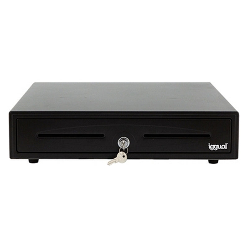 Cash Register Drawer iggual IRON-50 Black