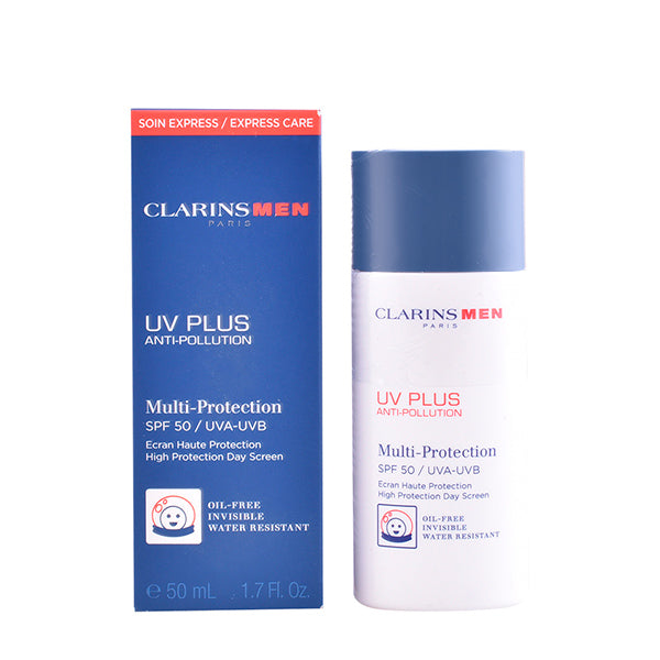 Facial Sun Cream Men Uv Plus Clarins (50 ml)