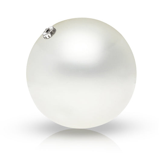 Christmas Bauble Christmas Planet 8842 15 cm Crystal White