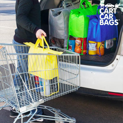 Cart Car Car Boot Borse portaspesa (confezione da 4)
