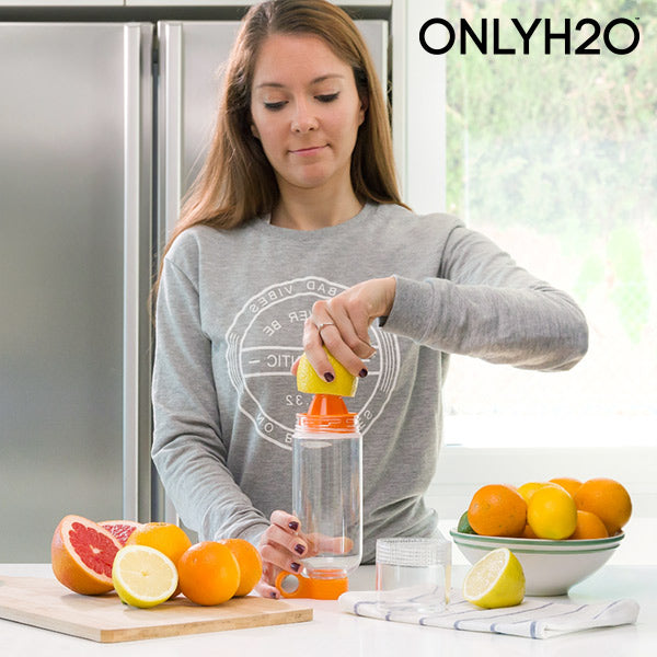 Sensations Juicer Citrus Fruit Infusion Bottle with Juicer