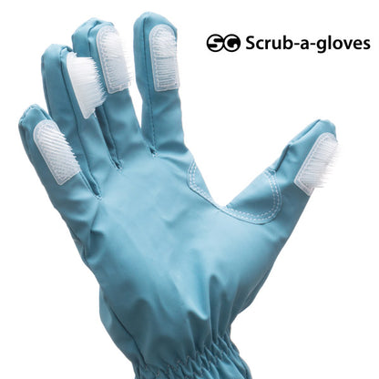 Guanti per la pulizia con spazzole Scrub-a-Gloves (confezione da 2)