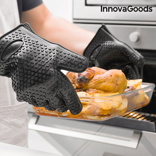 InnovaGoods Meat Claws with  Brush and Gloves