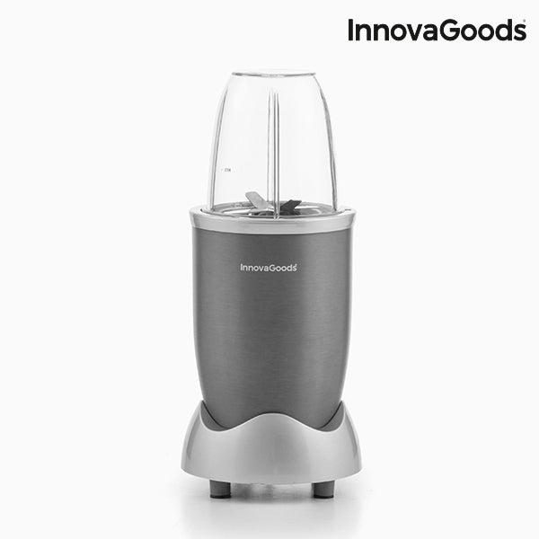 InnovaGoods One Touch Nutri-Blender with Recipe Book 600W Grey