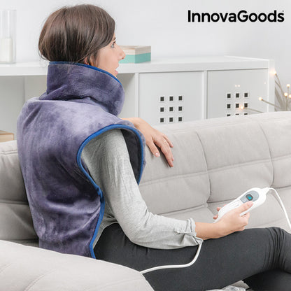InnovaGoods Electric Pad for Neck, Shoulders & Back 60 x 90 cm 100W Indigo