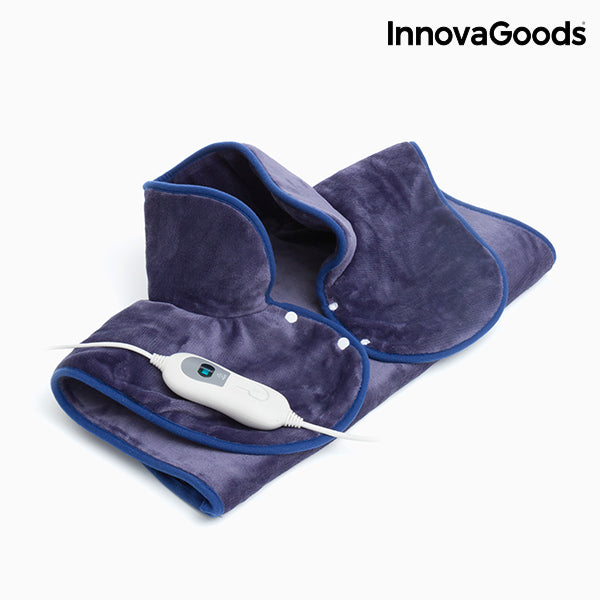 InnovaGoods Electric Pad for Neck, Shoulders & Back 60 x 90 cm 100W Indigo