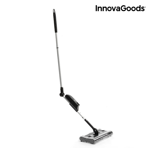 InnovaGoods Rectangular Electric Broom 7.2 V 700 mAh Black Grey