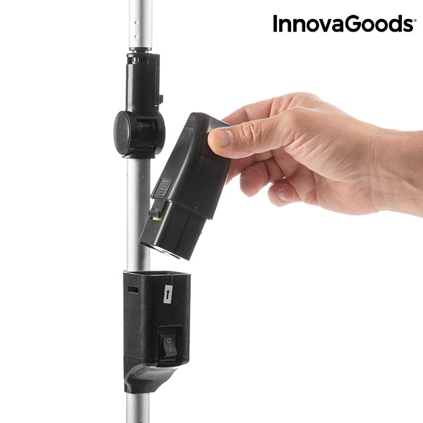 InnovaGoods Rectangular Electric Broom 7.2 V 700 mAh Black Grey