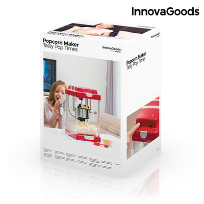 InnovaGoods Popcorn Maker Tasty Pop Times 310W Red