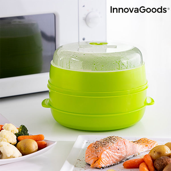 InnovaGoods Fresh Microwave Double Steamer