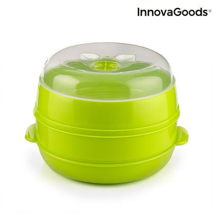 InnovaGoods Fresh Microwave Double Steamer