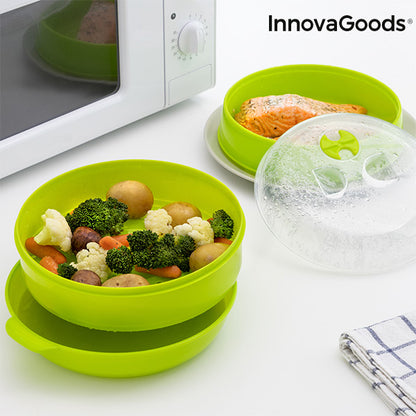 InnovaGoods Fresh Microwave Double Steamer