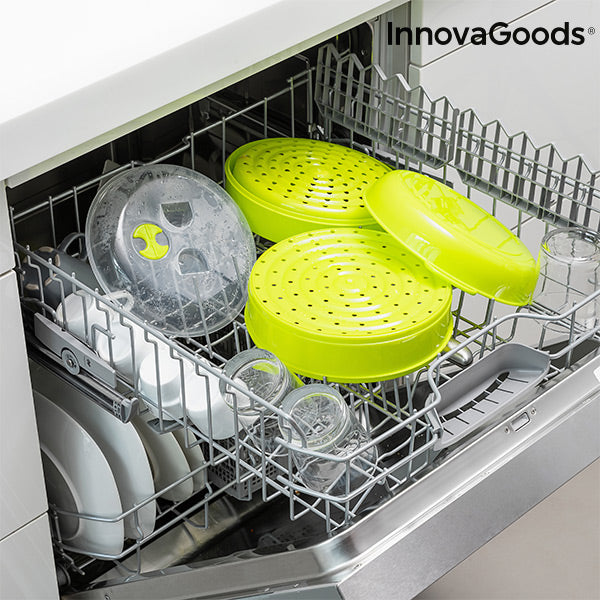 InnovaGoods Fresh Microwave Double Steamer