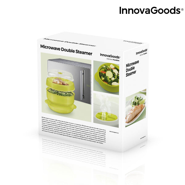 InnovaGoods Fresh Microwave Double Steamer