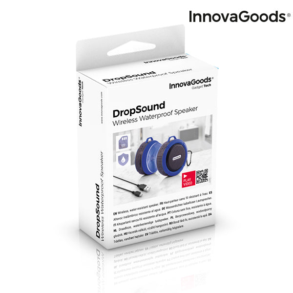 InnovaGoods DropSound Wireless Waterproof Speaker