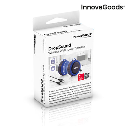 InnovaGoods DropSound Wireless Waterproof Speaker