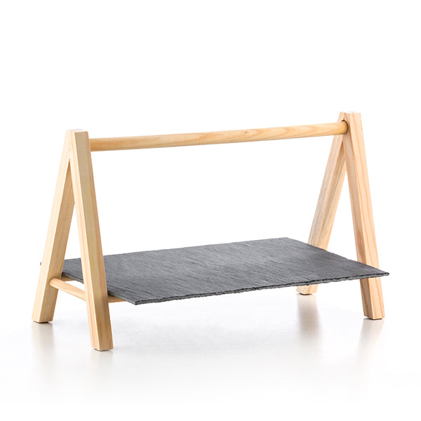 Atopoir Noir Slate Tray with Easel