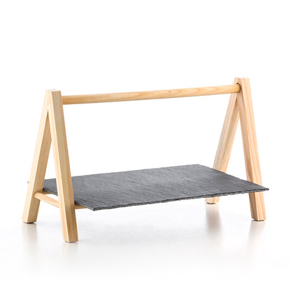 Atopoir Noir Slate Tray with Easel