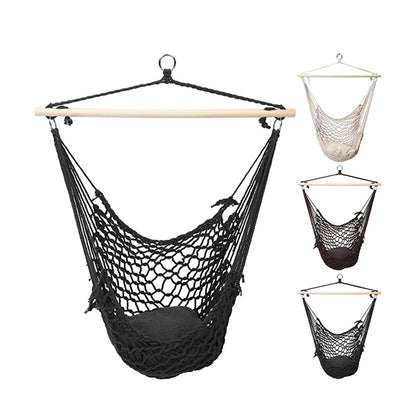Oh My Home Red Hanging Chair with Cushion