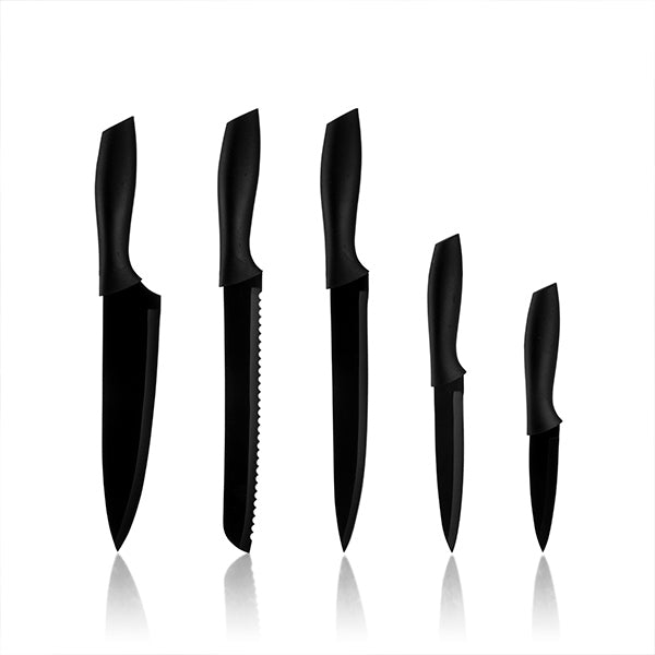 Black Style Knife Set (5 Pieces)