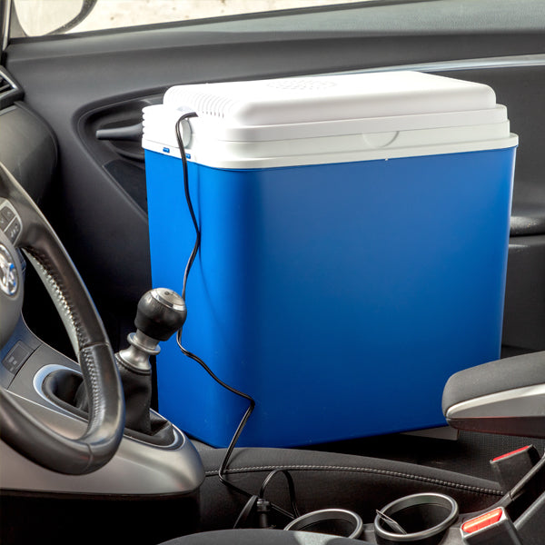 Excellent Electric Portable Fridge 24 L 12 V Blue White