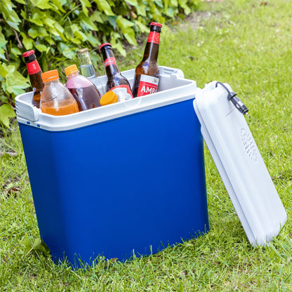 Excellent Electric Portable Fridge 24 L 12 V Blue White
