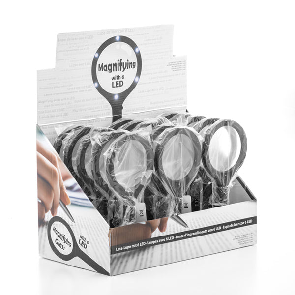 Gadget and Gifts Reading Magnifying Glass with LED light