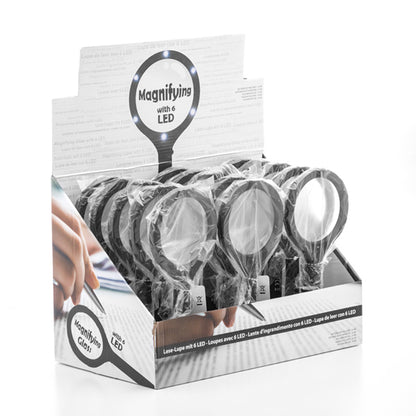 Gadget and Gifts Reading Magnifying Glass with LED light