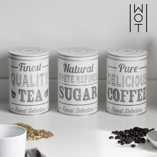 Wagon Trend Metal Kitchen Containers (pack of 3)