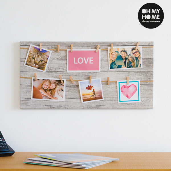 Oh My Home Photo Frame with Clamps (6 photos)