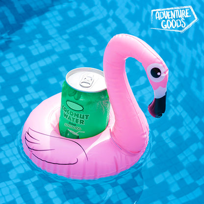 Adventure Goods Flamingo Inflatable Can Holder