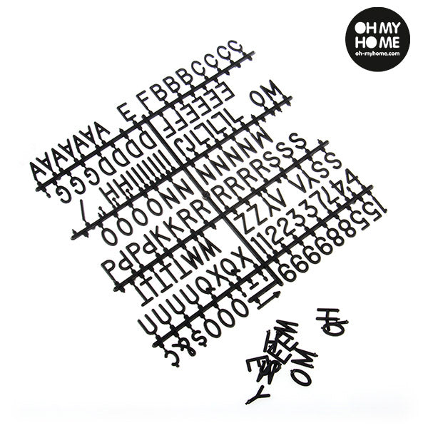 Oh My Home Cornice per Lettere e Numeri (30 x 30 cm)