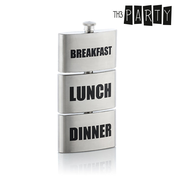 Th3 Party Breakfast-Lunch-Dinner Metal Flask