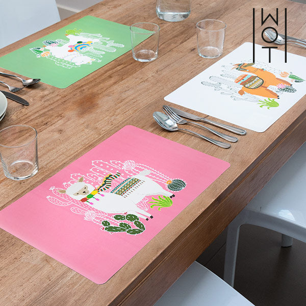 Wagon Trend Llama Placemats