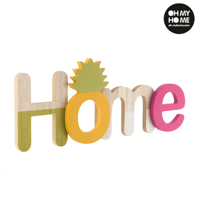 Oh My Home Wooden Sign (Pack of 2)