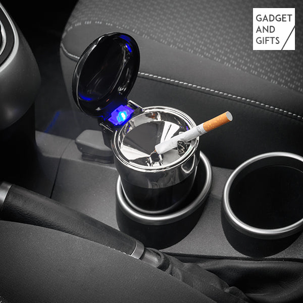 Gadget e regali Posacenere per auto a LED con coperchio