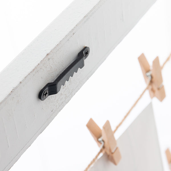 Clothesline Wood Photo and Note Frame (38 x 48)