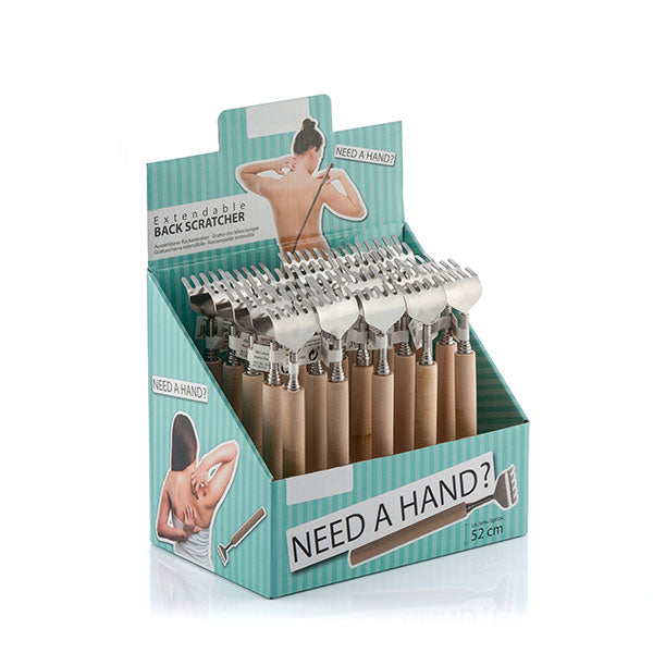 Extendable Back Scratcher with Wooden Handle