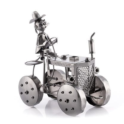 Metallic Tractor Bottle Holder