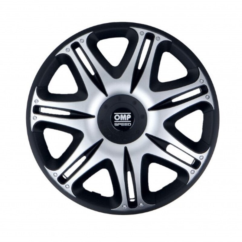 Copricerchio OMP Ghost Speed ​​Nero Argento 16" (4 ud)