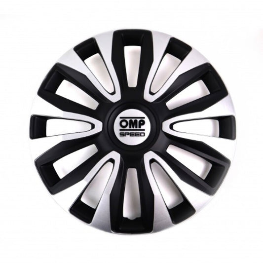 Copricerchio OMP Magnum Speed ​​Nero Argento 15" (4 ud)