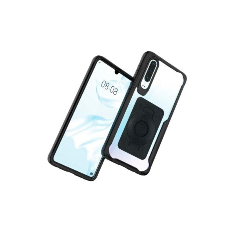 Custodia Fitclic Neo Lite Bici Huawei P30 Trasparente Nero