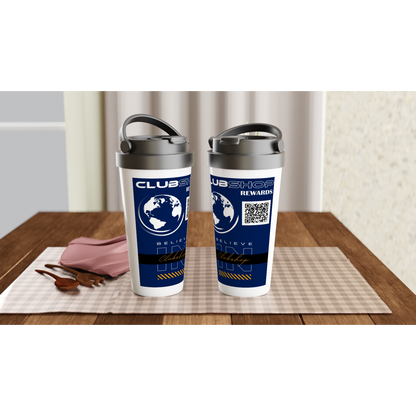 Tazza da viaggio personalizzabile in acciaio inossidabile da 15 once Clubshop