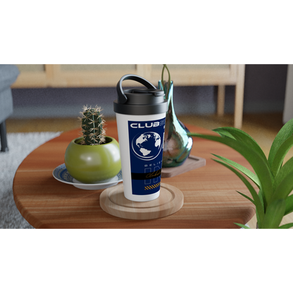 Tazza da viaggio personalizzabile in acciaio inossidabile da 15 once Clubshop