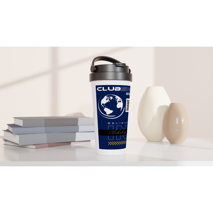 Tazza da viaggio personalizzabile in acciaio inossidabile da 15 once Clubshop